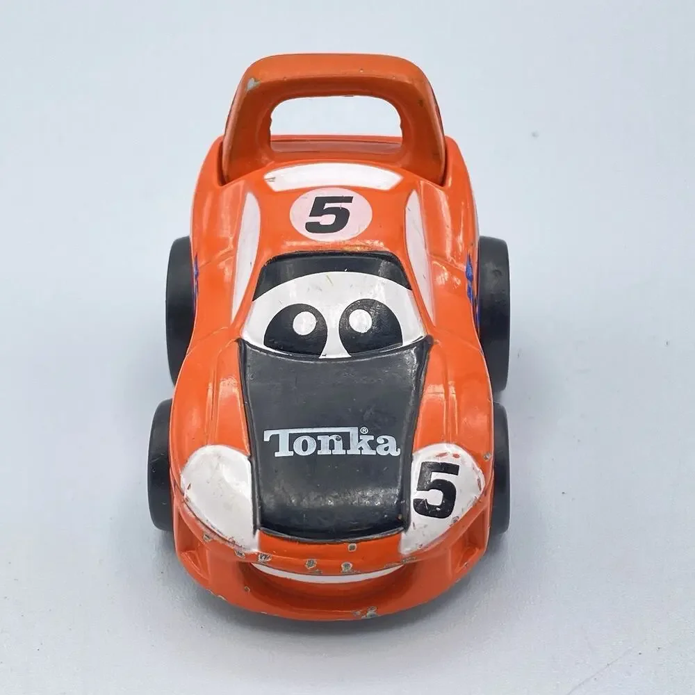 Tonka Maisto Lil' Chuck & Friends #5 Orange Diecast Toy Race Car